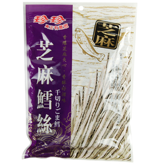 珍珍-芝麻鱈絲120g