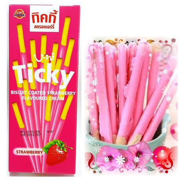 Ticky-草苺棒  20g/盒