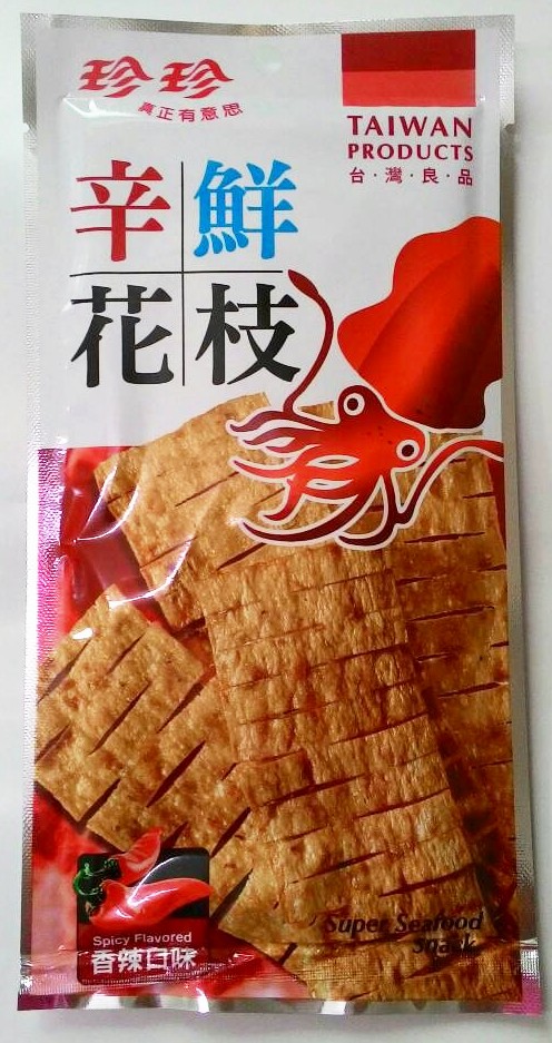 珍珍-辛鮮花枝(香辣)28g