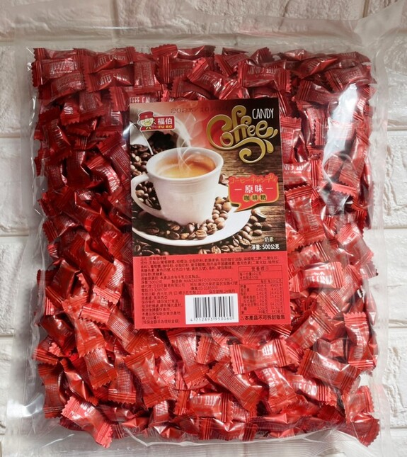 褔伯咖啡糖-原味  500g/包  獨立包裝 奶素    超大份量